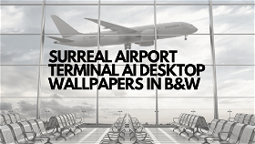 I love adventure and the experience of new airports. So I created these Airport Terminal Desktop Wallpapers in black & white to relive every moment all over again.
