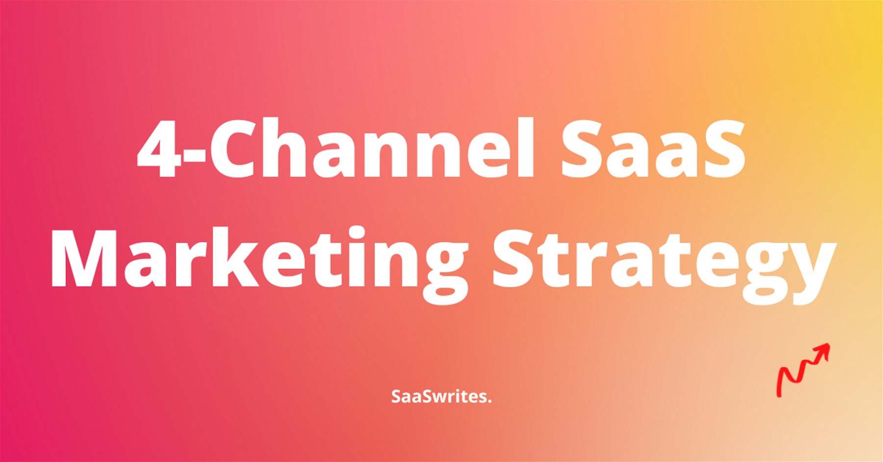 Grow Your MRR with this 4-Channel SaaS Marketing Strategy! (2023)