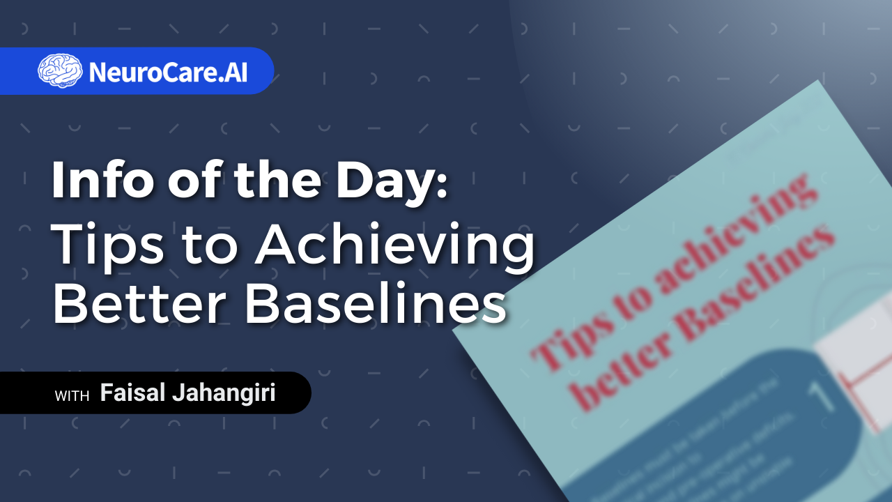 Info of the Day: "Tips to achieving better Baselines”