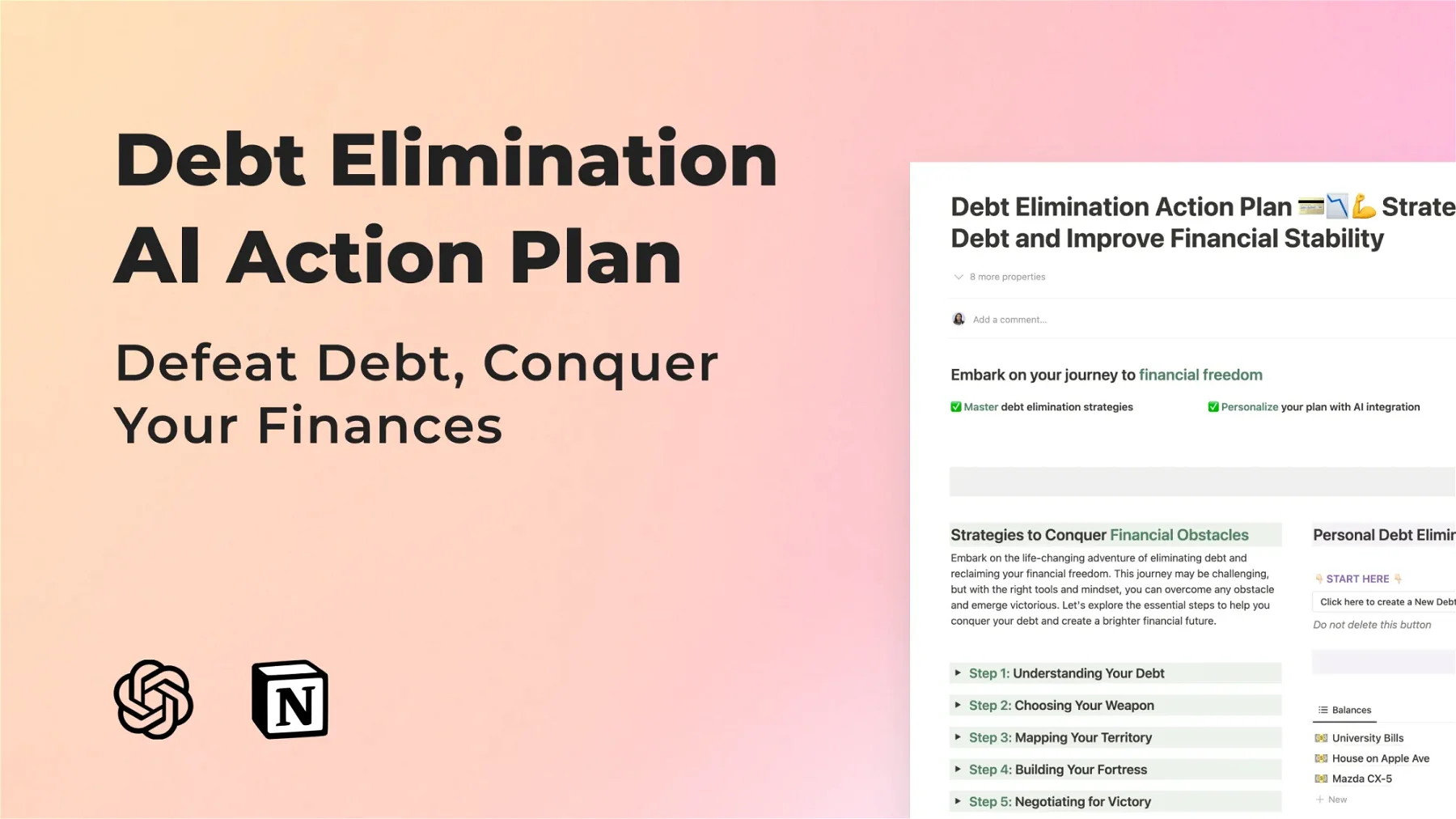 ðŸ’¸ Debt Elimination Action Plan