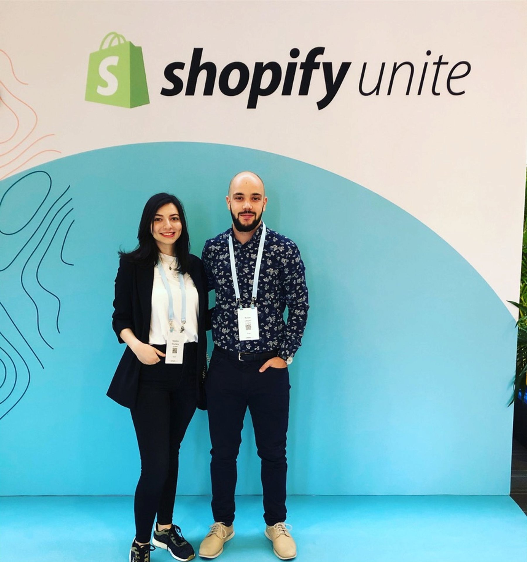 Me and Karolina @ Shopify Unite 2019