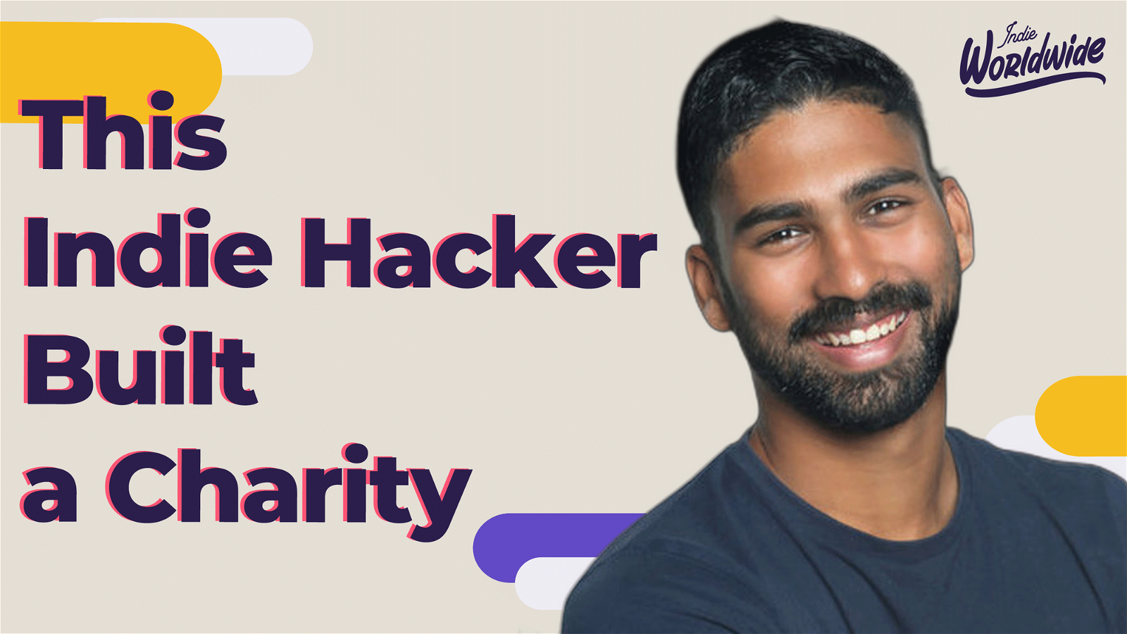 
This Indie Hacker Built a Charity - Nakkeeran Raveendran, We Care Social