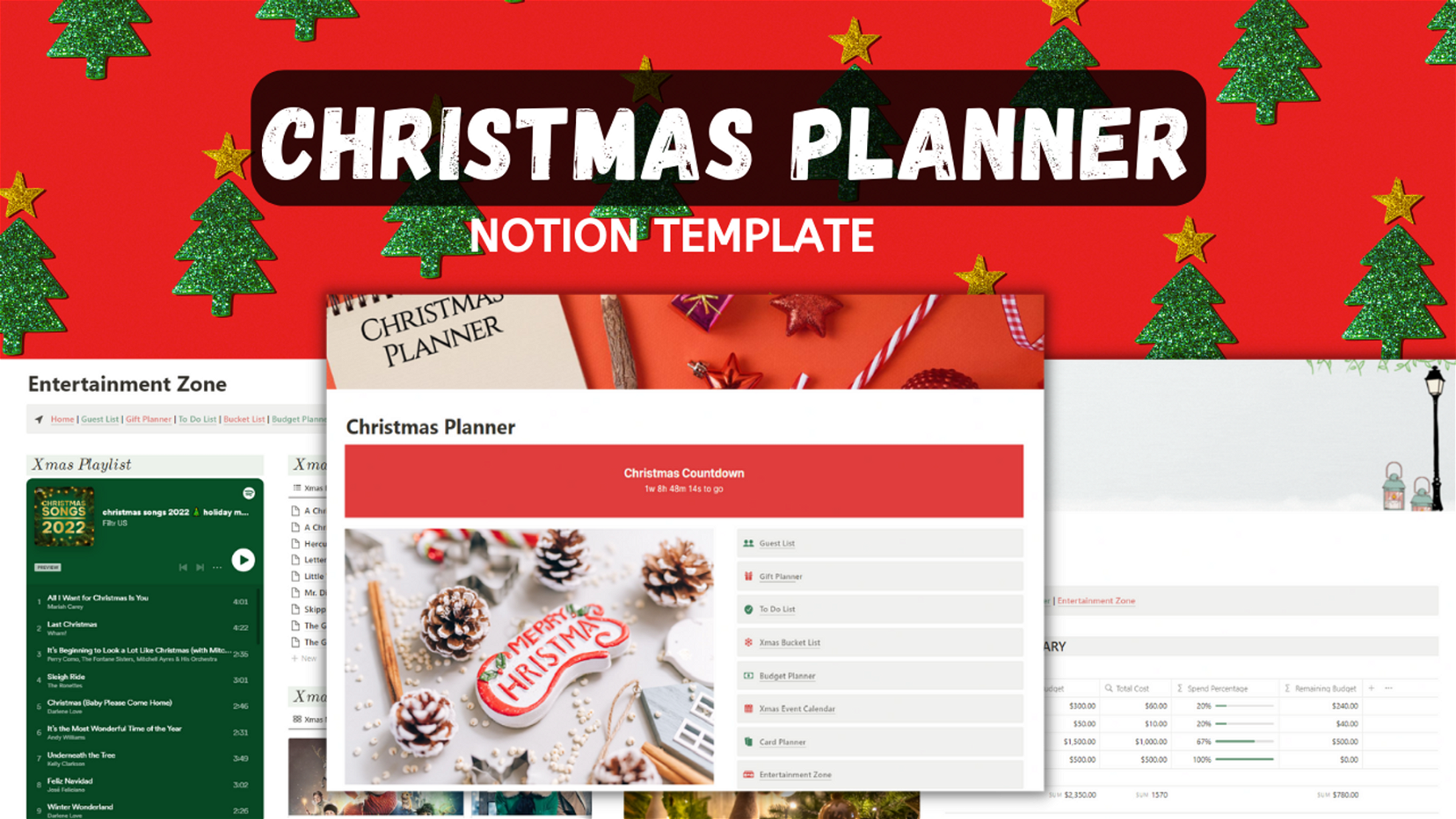 Christmas Notion Planner