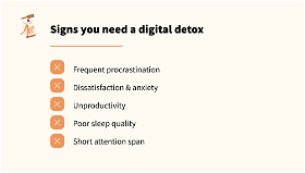 Symptoms you need a digital detox list