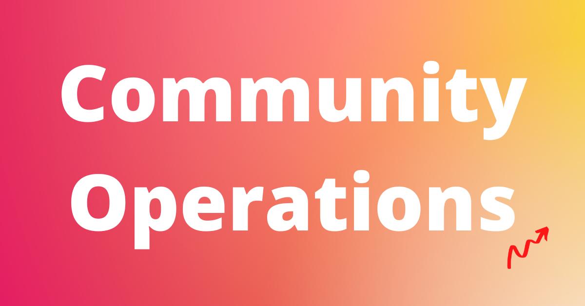 Community Operations