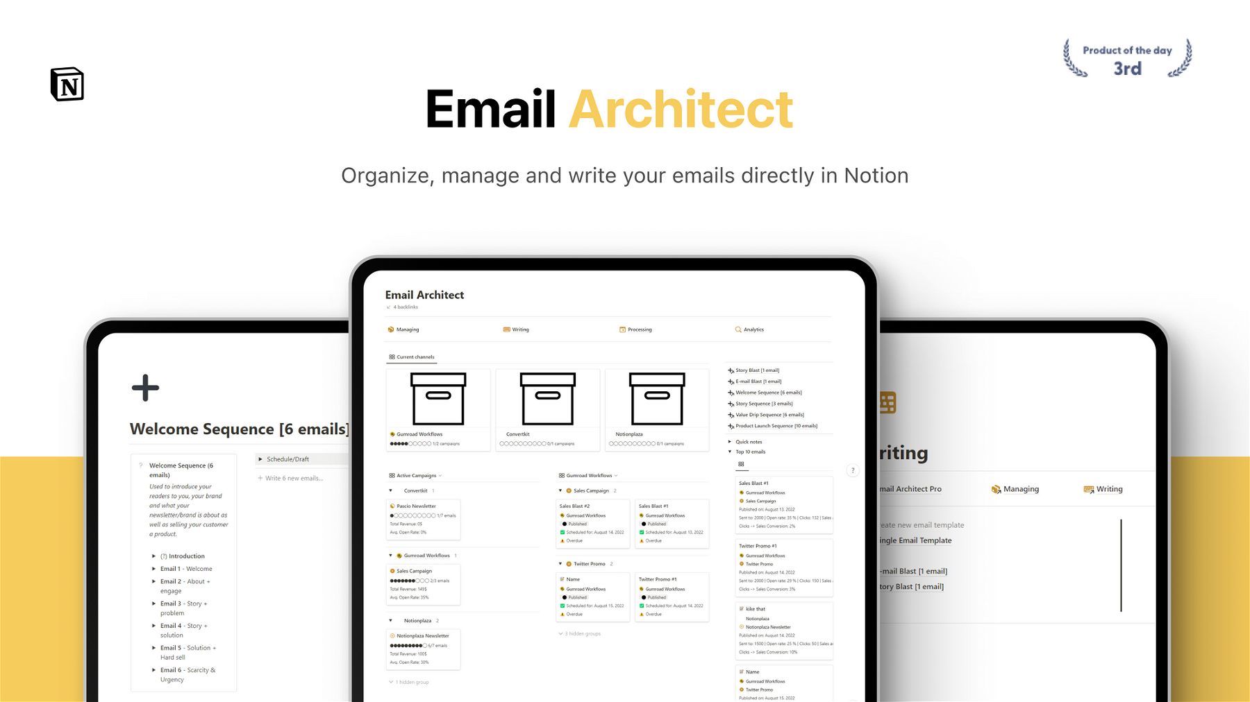 Email Architect - Drag & Drop E-mail Builder for Notion
