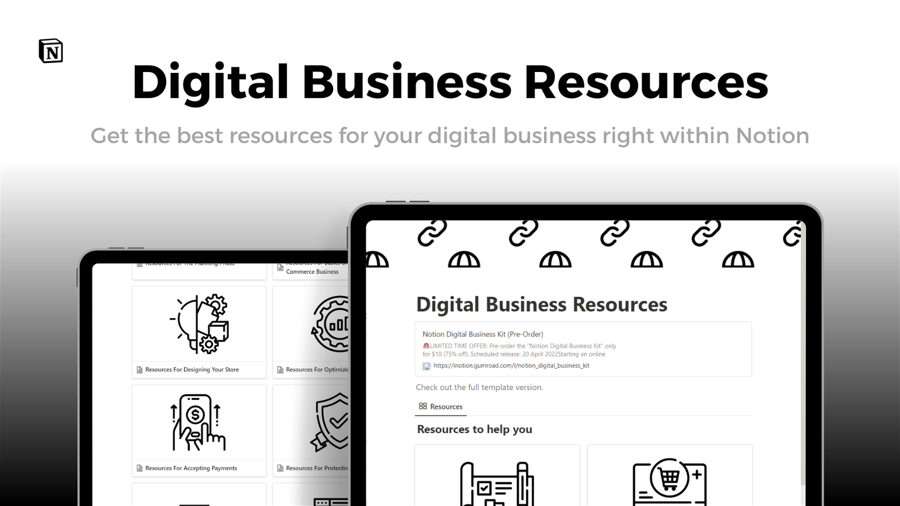 Digital Business Resources Dashboard