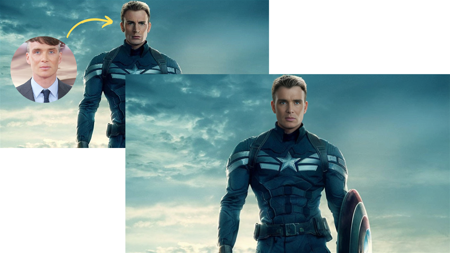 Cillian Murphy dans la peau de Captain America