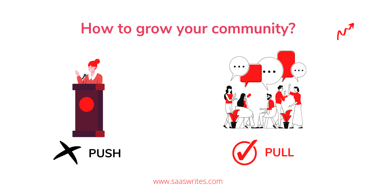 Pull your members into your SaaS community.