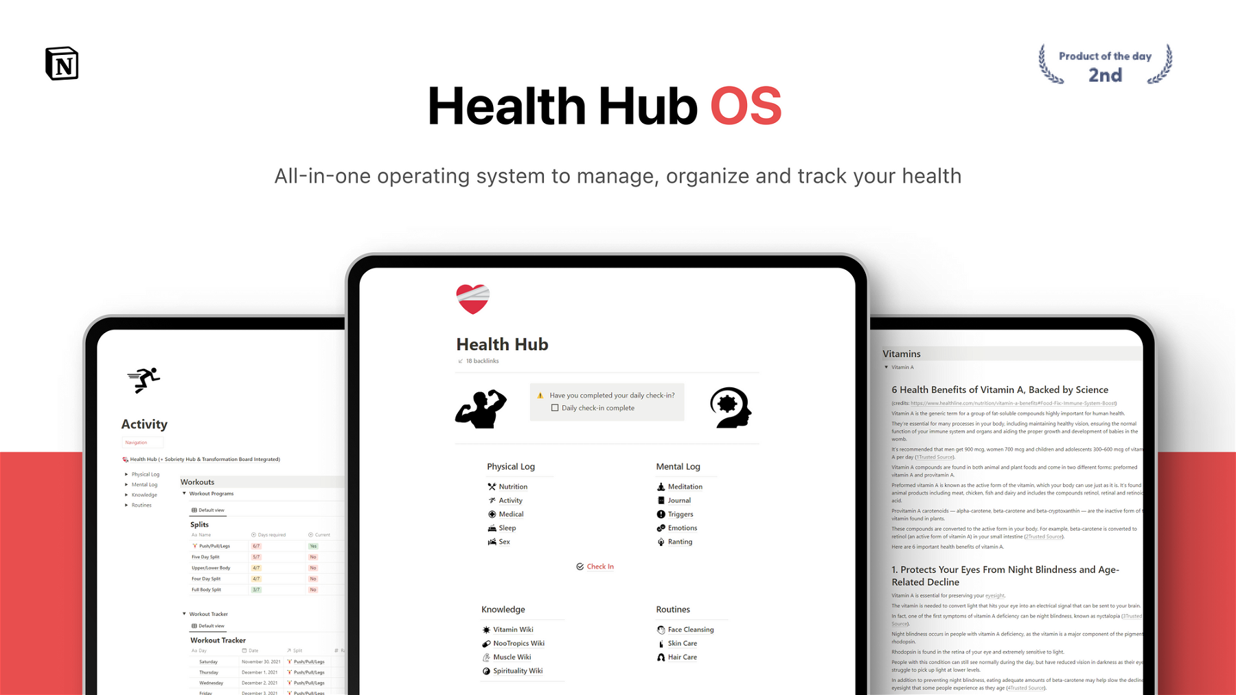Health Hub OS (Notion Operating System)