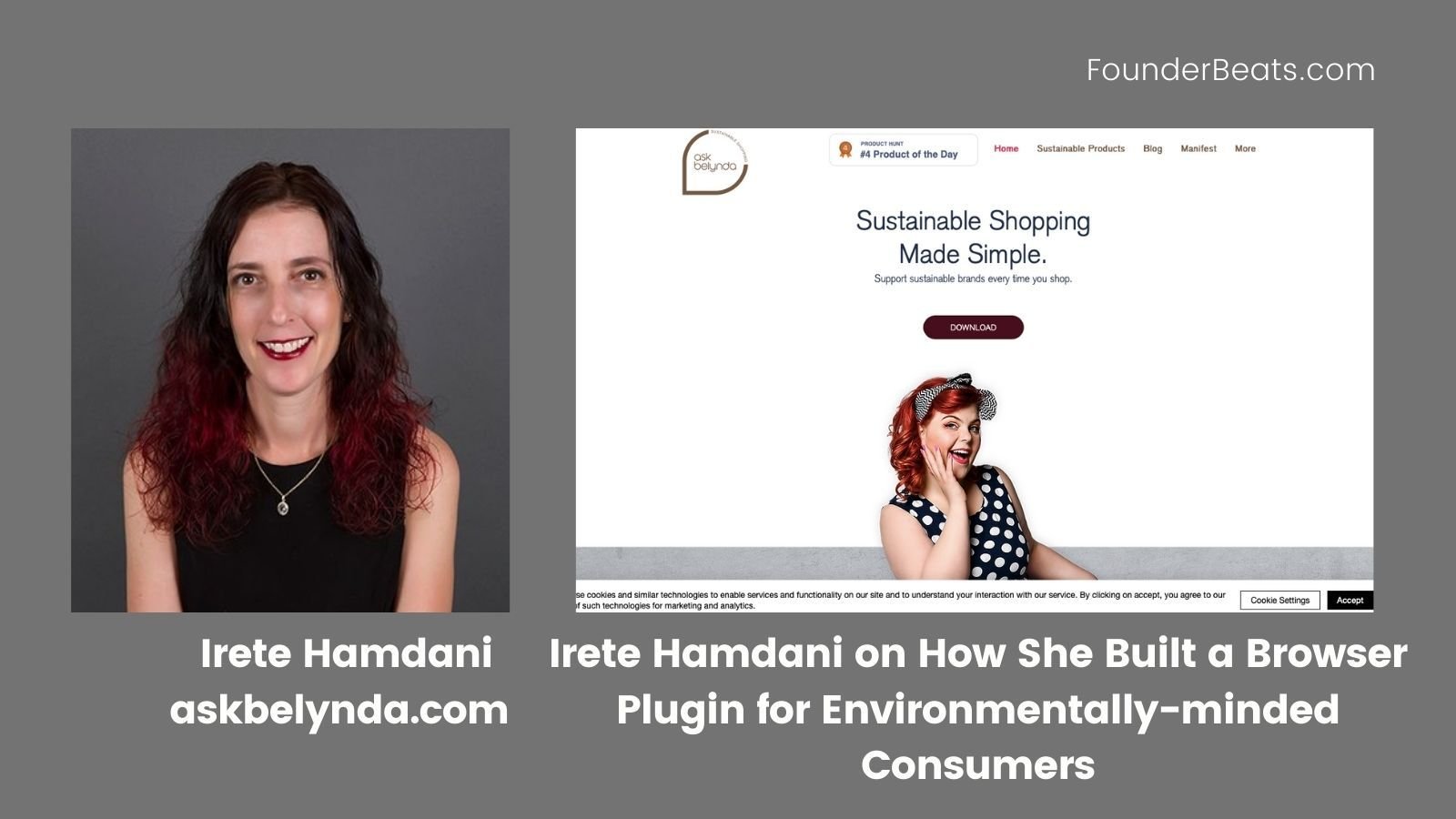 Irete Hamdani on How She Built a Browser Plugin for  Environmentally-minded Consumers