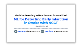 Machine Learning for Detecting Early Infarction in Stroke with NCCT