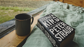 Reading Stephen King with a coffee