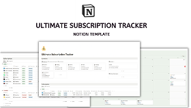 Ultimate Subscription Tracker