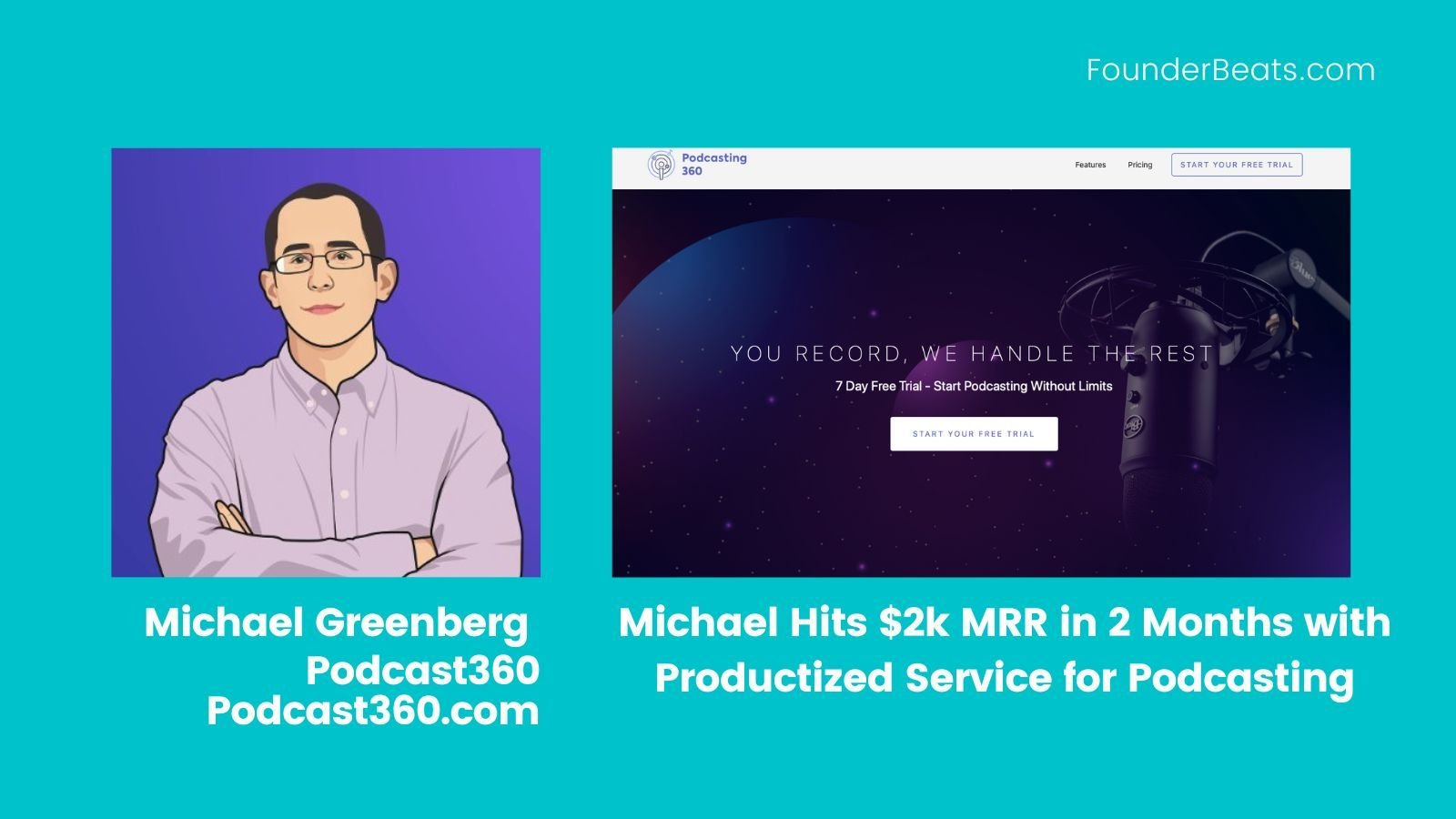 Michael Hits $2K MRR in 2 Months with Productized Service for Podcasting