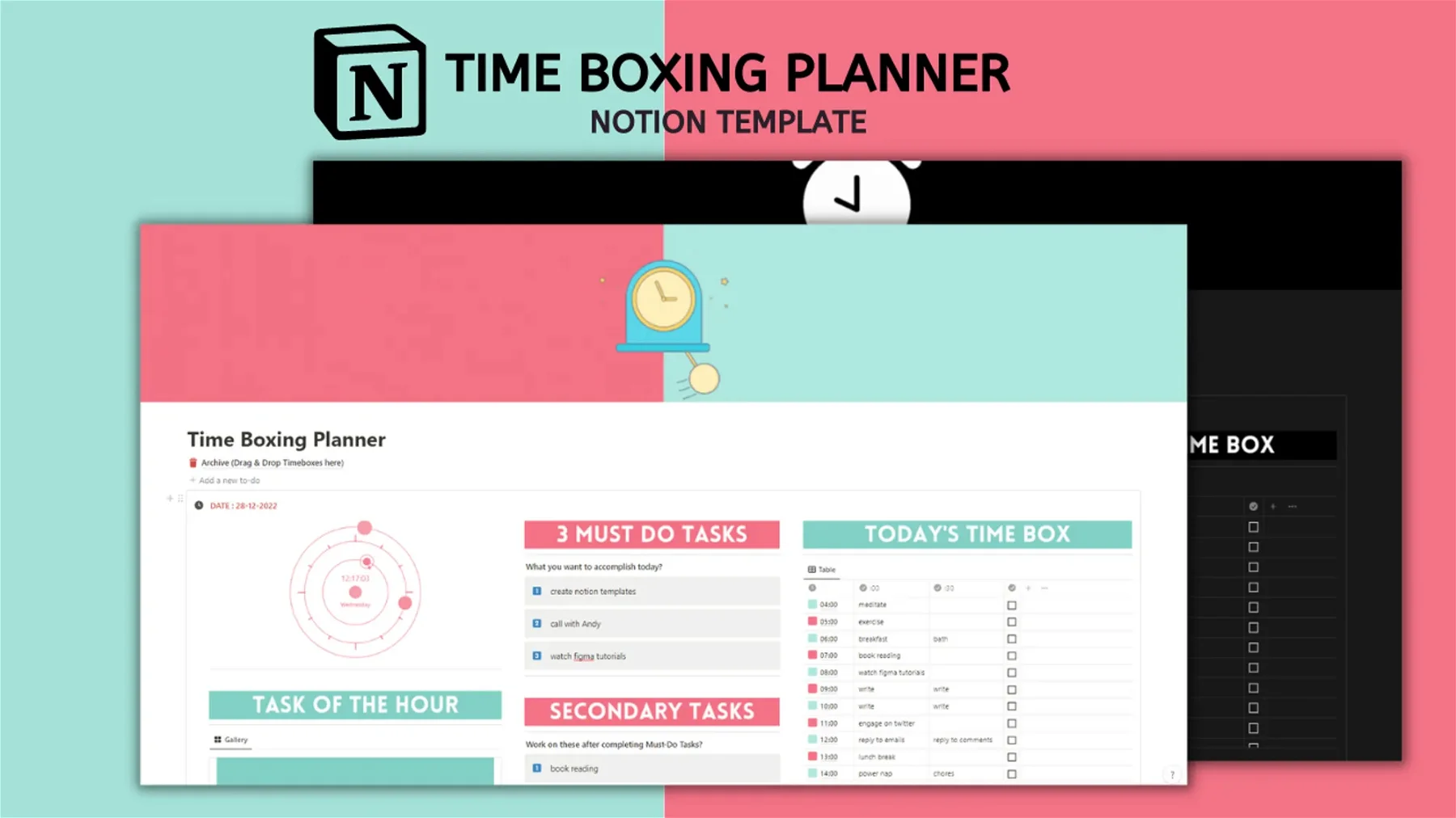 Notion Time Boxing Planner