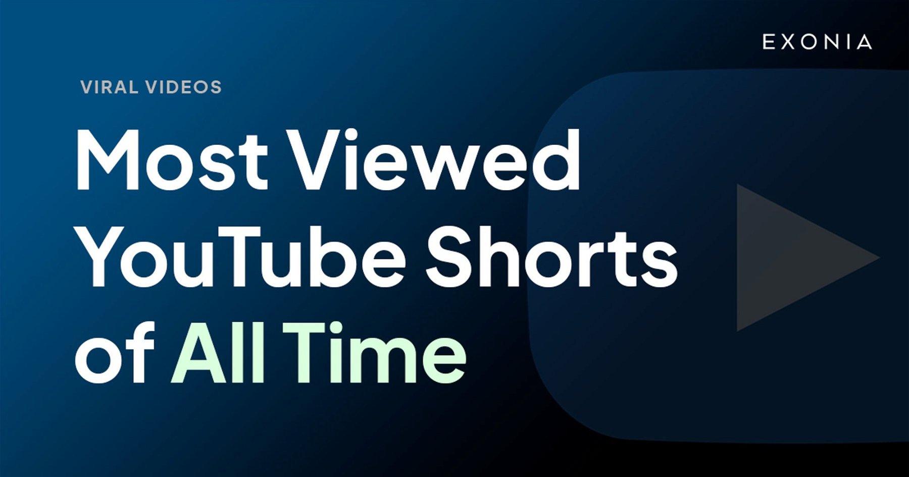 Most Viewed YouTube Shorts of All Time (Updated Feb 2023)