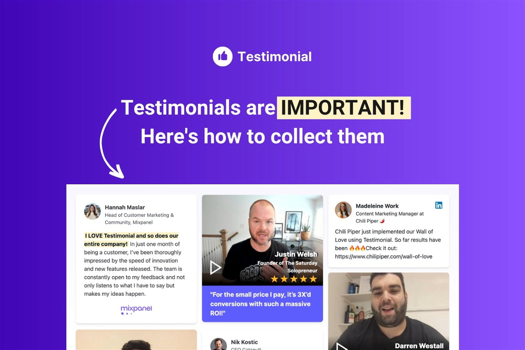 Why testimonials are important for your business and how to collect them