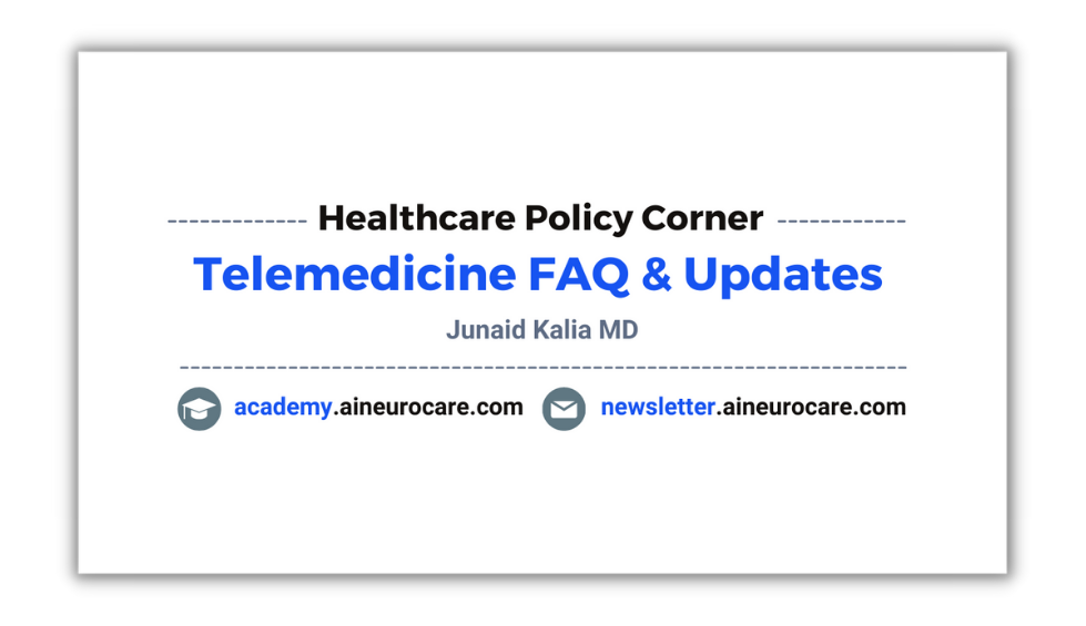 Telemedicine FAQ & Updates