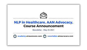 NLP in Healthcare, AANAdvocacy, Course Announcement 👨‍⚕️