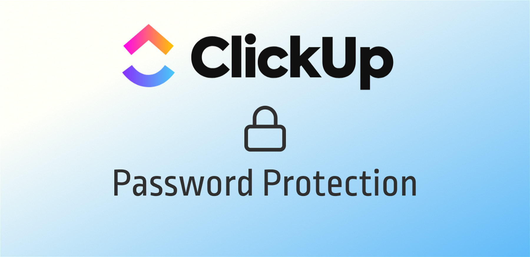 How to password protect a ClickUp document