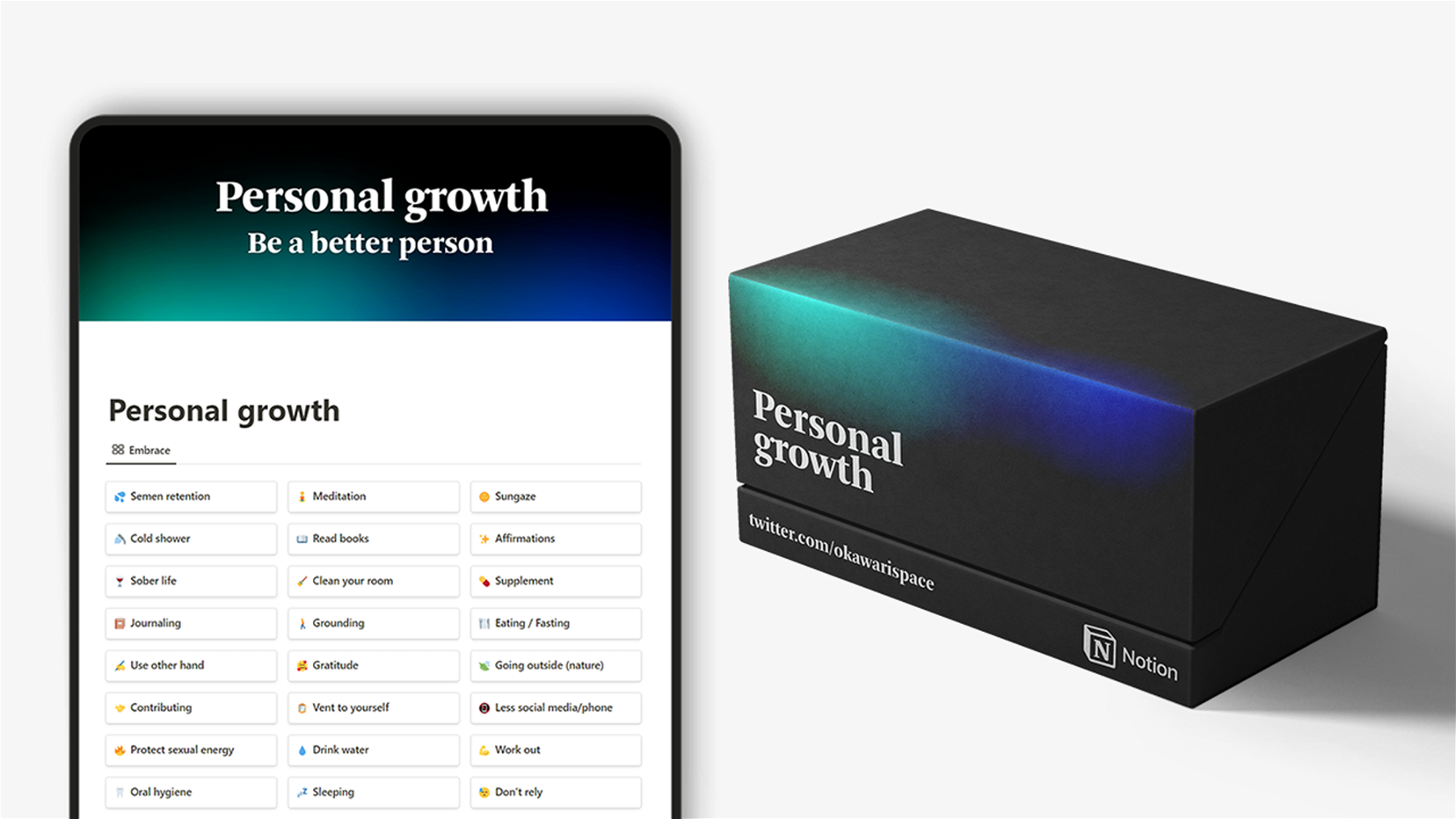 Personal growth | Notion Template