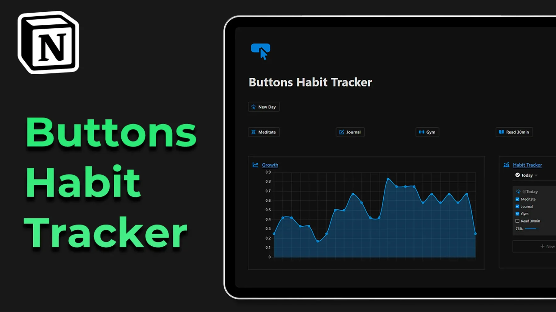 Buttons Habit Tracker