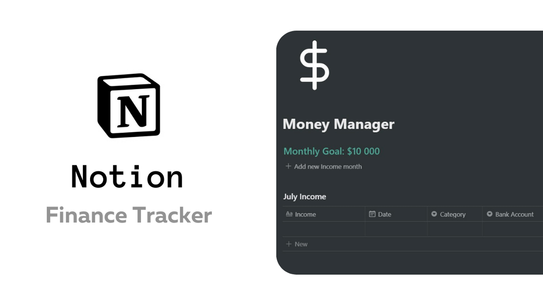 Notion Money Manager