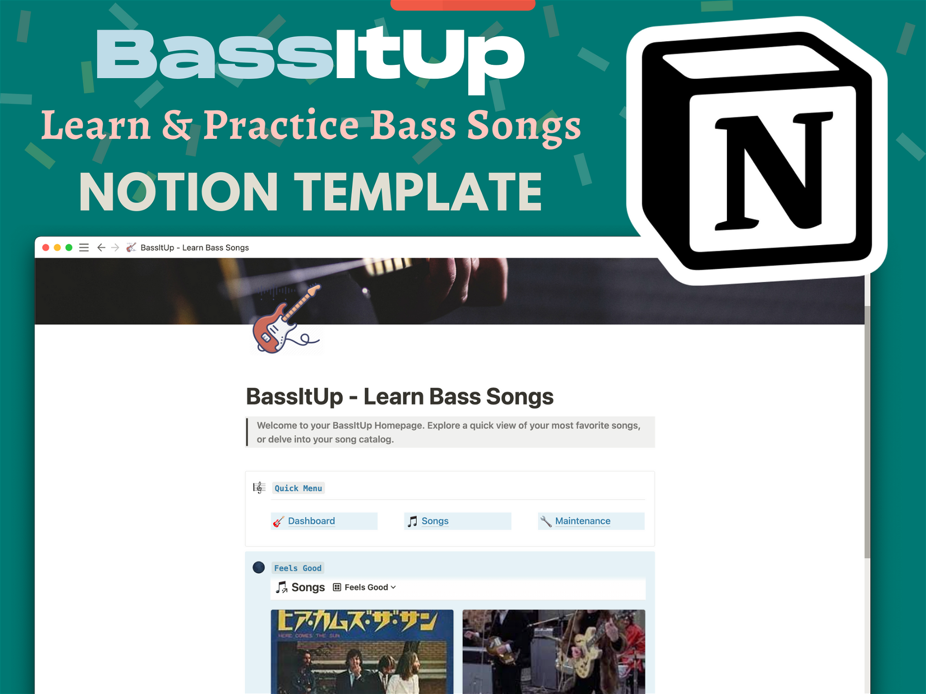 BassItUp - Learn Bass Songs