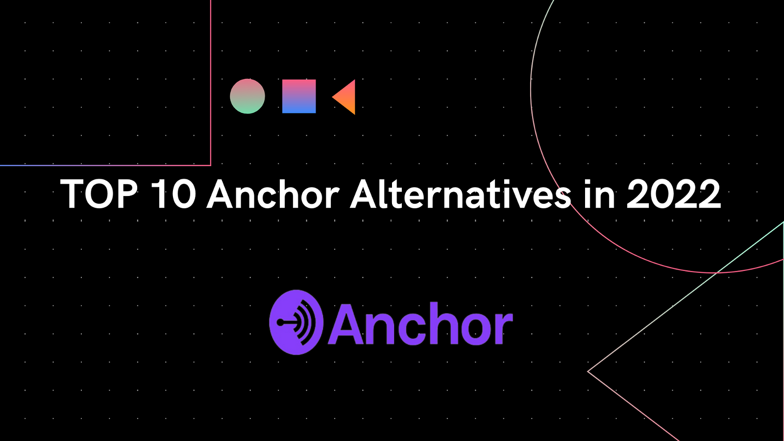 Top 10 Anchor.fm alternatives in 2022