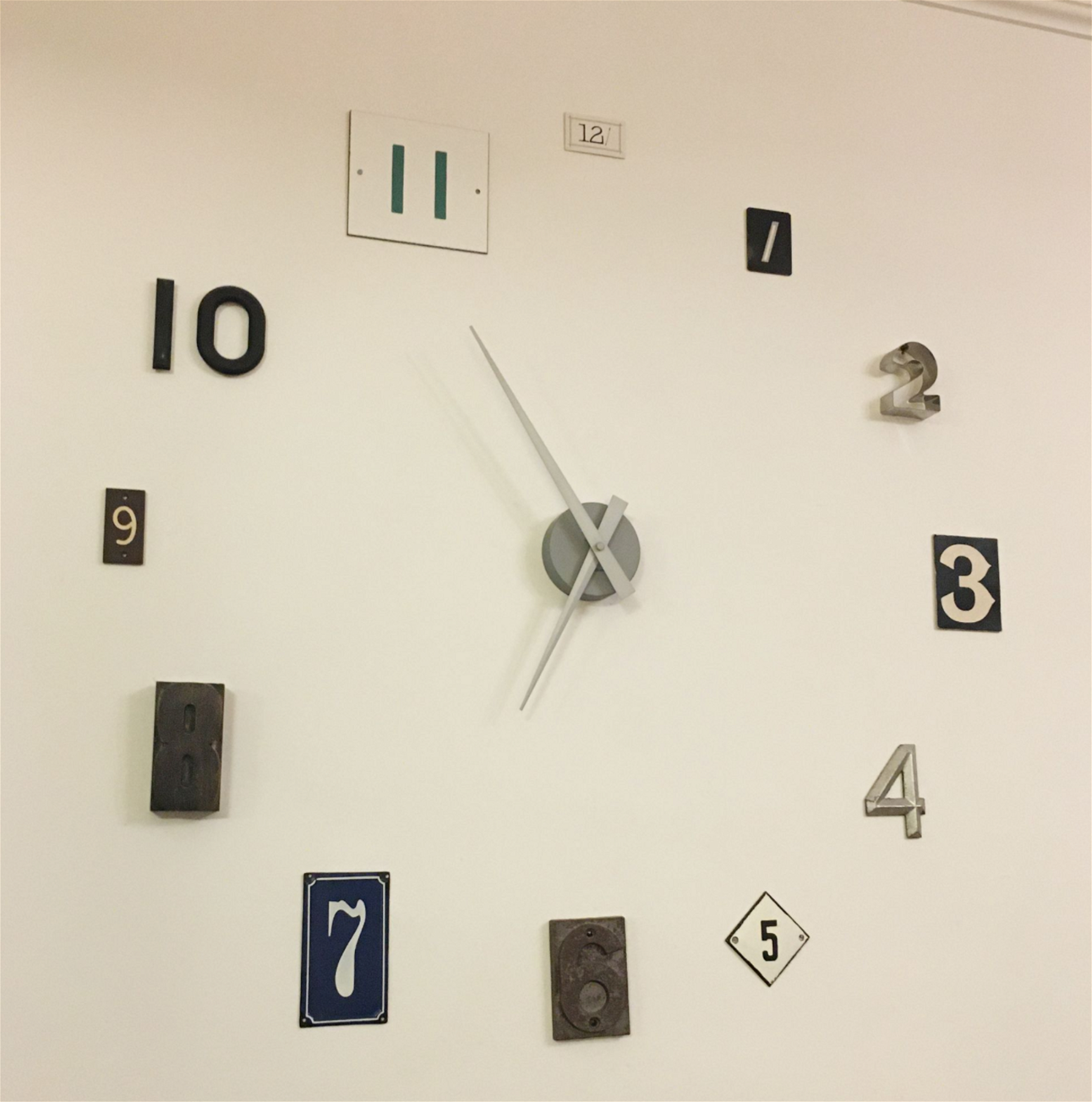 Collectables wall clock