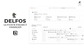 Delfos - Ultimate Project Manager | Notion template