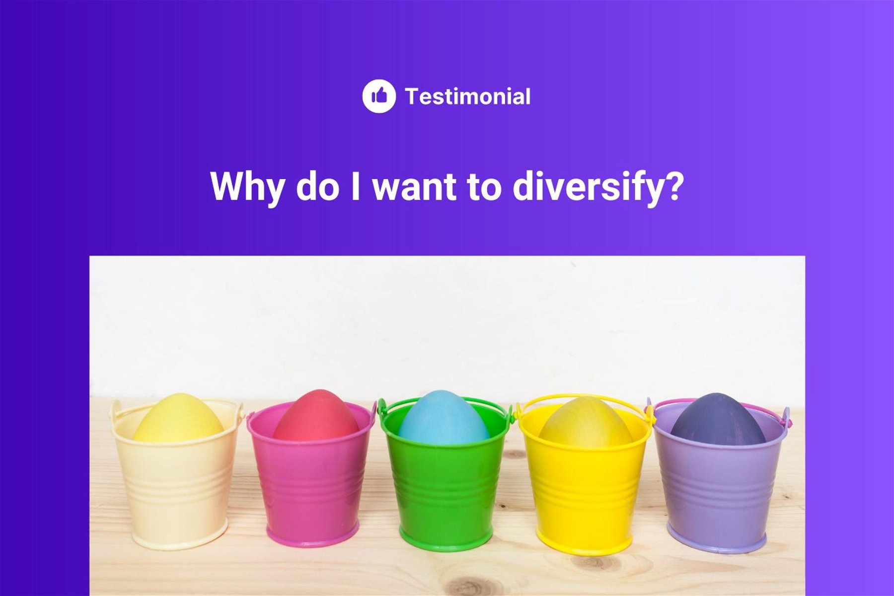 Why Do I Want To Diversify?