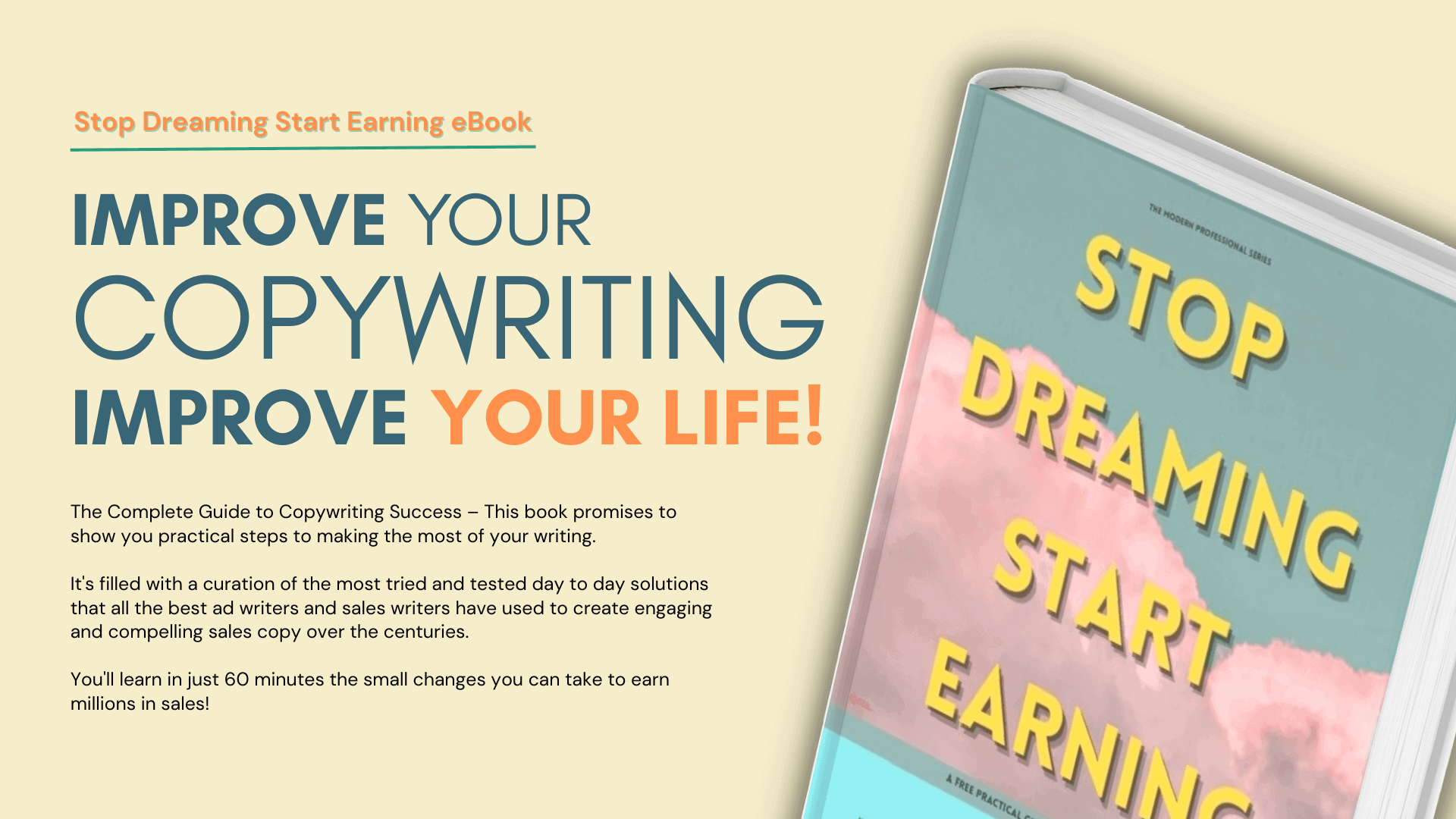 This Copywriting book can change your life and your earnings, don’t sleep on it – wake up to your writing potential!