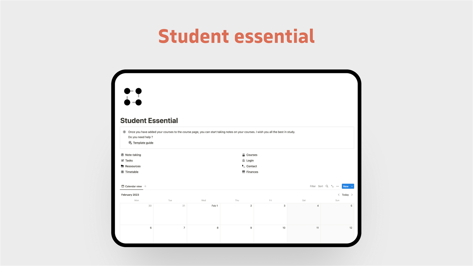 Student Essential