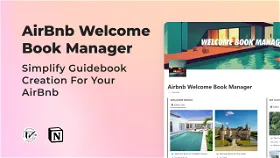 🏠 Notion AirBnb Welcome Book Manager