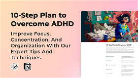 🧠 Transform ADHD challenges into opportunities - 10-Step Plan to Overcome ADHD