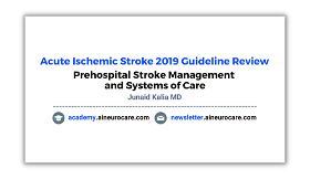 Prehospital Stroke Management and Systems of Care & TeleStroke
