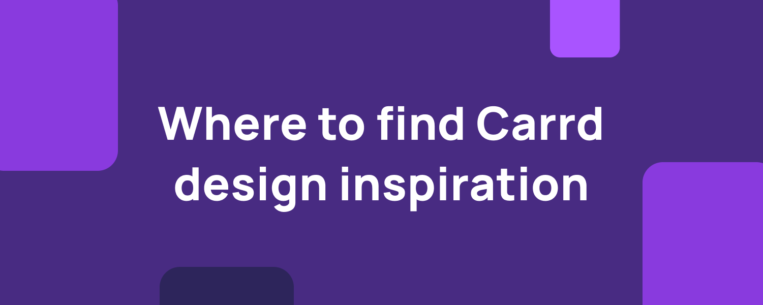 Where to find Carrd design inspiration