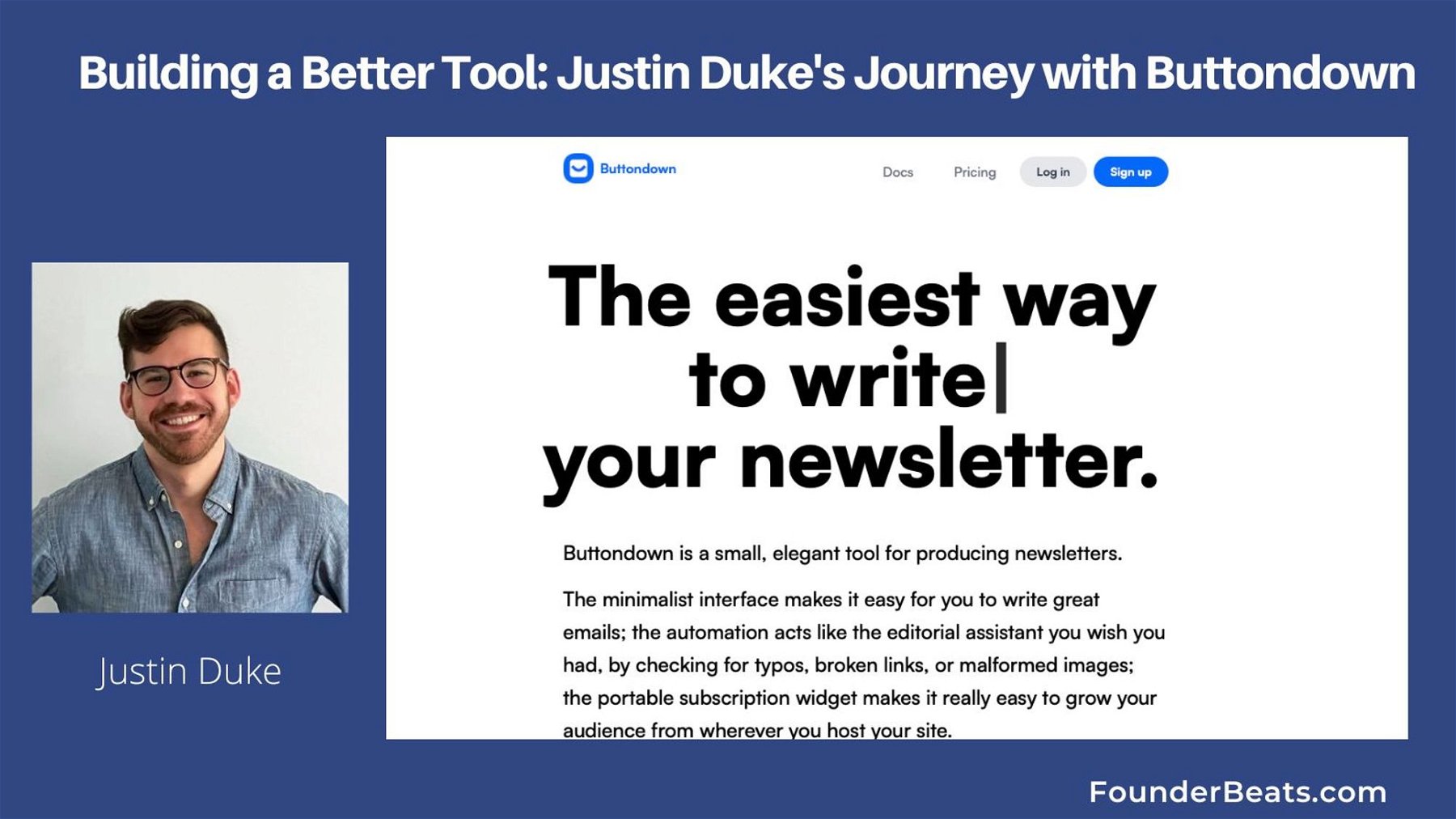 Building a Better Tool: Justin Duke's Journey with Buttondown