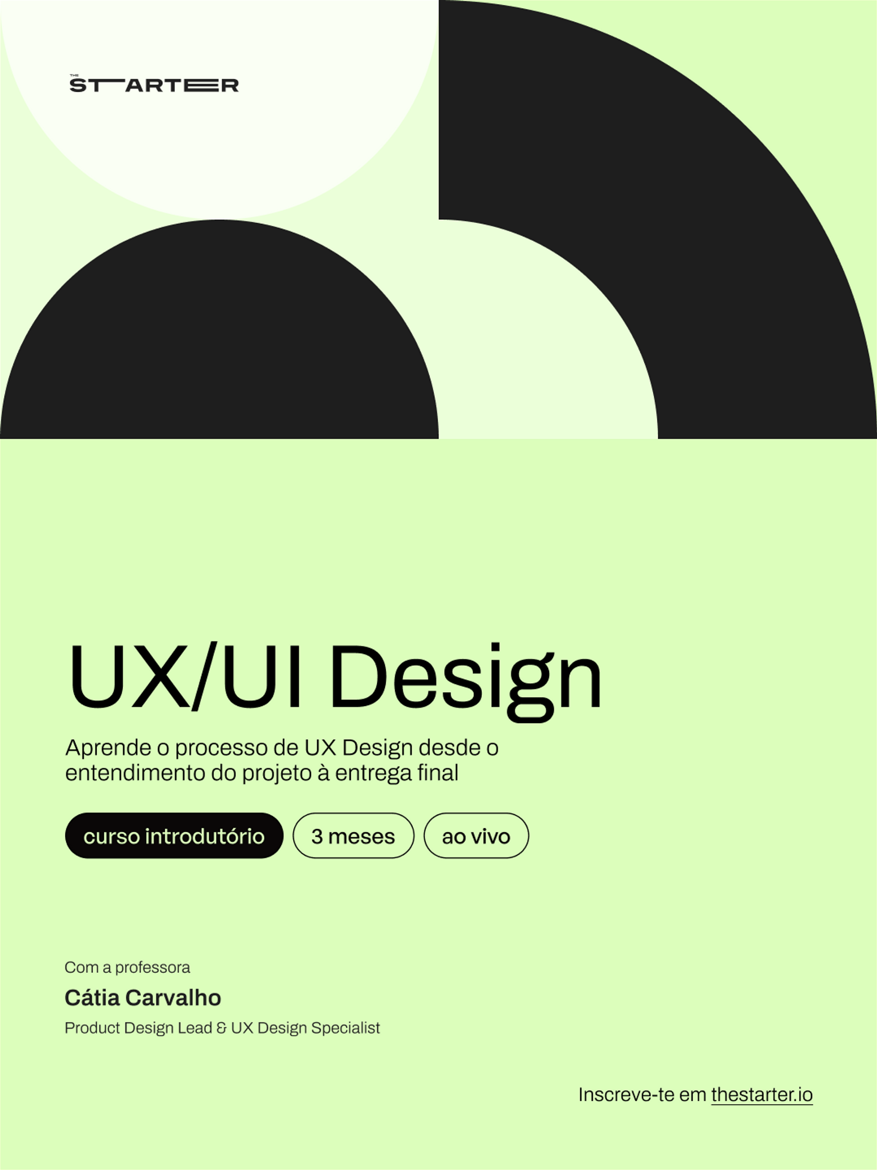 Curso UX/UI Design. Clica aqui para saberes mais informações.