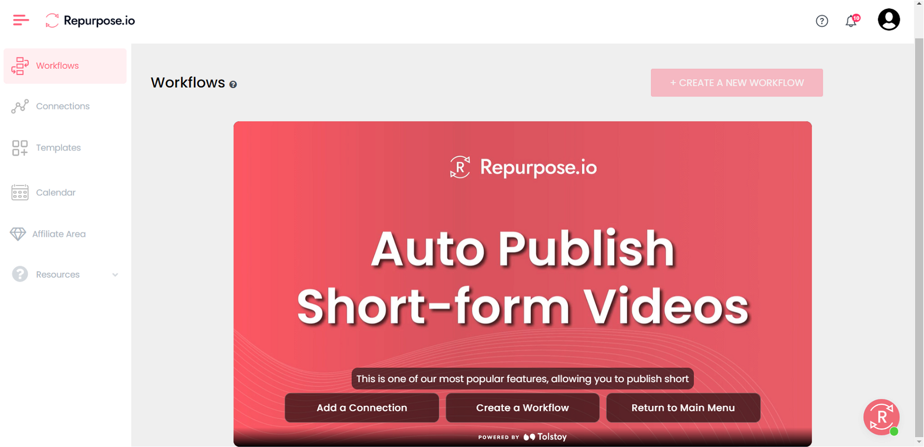 You can auto-publish short-form videos with RePurpose.