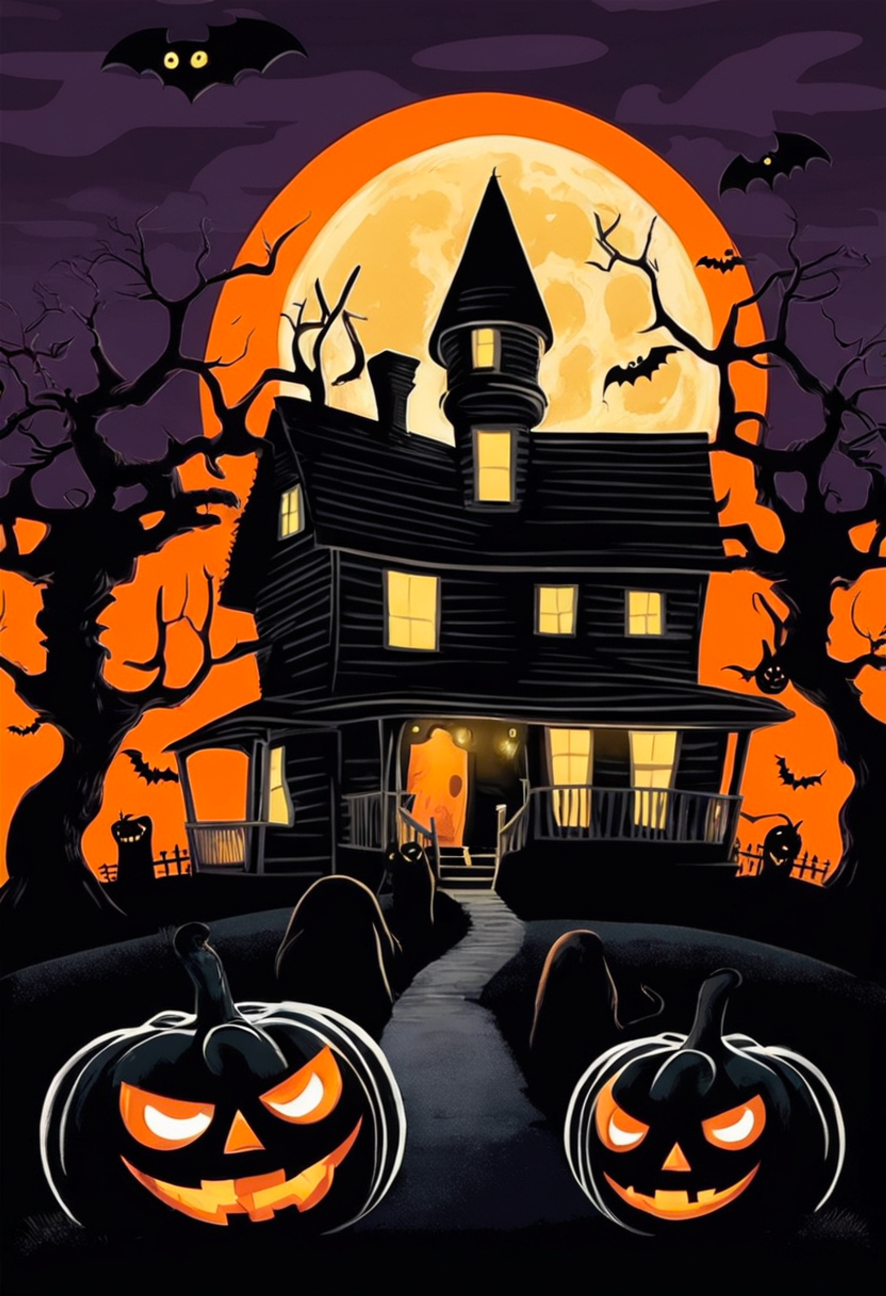 Halloween poster by Tim Burton