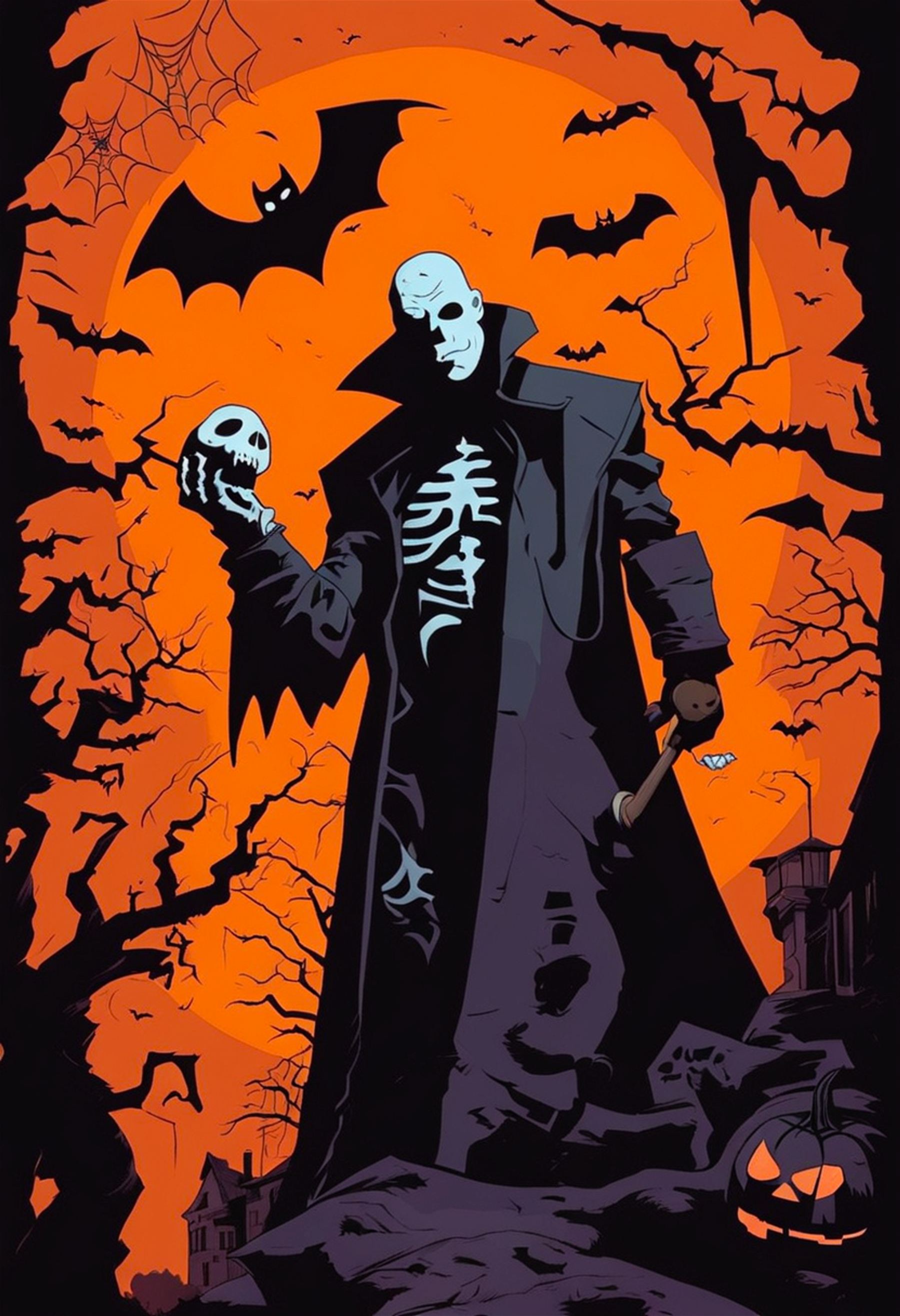 Halloween poster by Mike Mignola