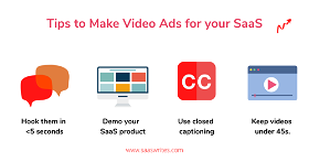 Tips to make video ads for your SaaS.