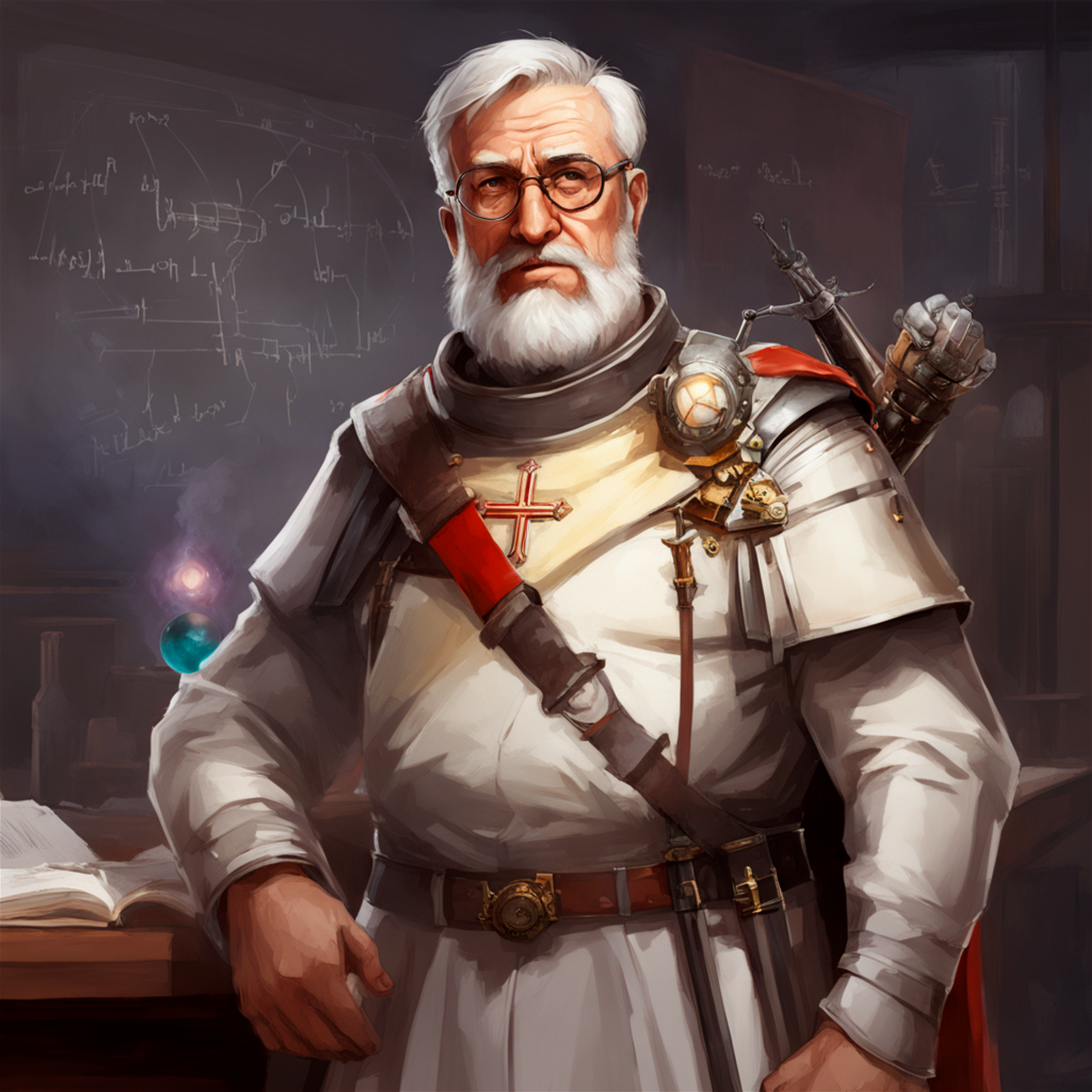 A noble crusading scientist, who seeks to enlist the hero in their worthy but probably illegal quest
