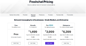 FreshChat Pricing Plans for all Businesses