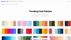 Coolers exhibiting its color palattes.