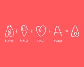 Airbnb’s logo.
