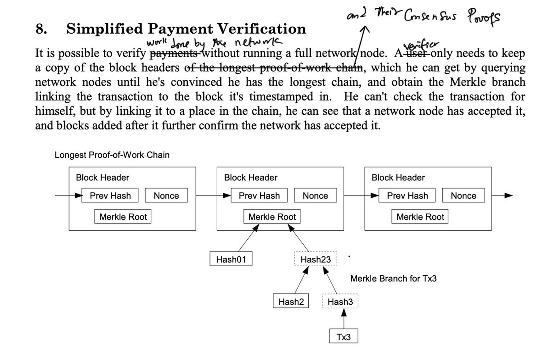 Section 8. Bitcoin Whitepaper, S. Nakamoto.